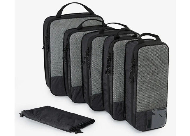 High Quality Foldable Luggage Travel 6 Set Compression Packing Cubes Organizer Bag Set Travel Bag
